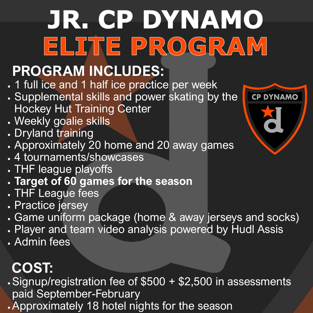 elite dynamo program info